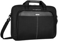 Targus - Classic Slim Briefcase for 15.6 Laptops - Black - Alternate Views