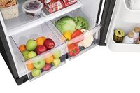 Frigidaire - 20.5 Cu. Ft. Top-Freezer Refrigerator - Black - Alternate Views