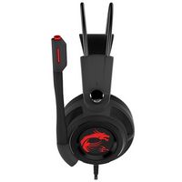 MSI - DS502 Wired Gaming Headset - Black - Alternate Views