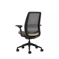 Steelcase - Series 2 3D Airback Chair with Black Frame - Oatmeal/Nickel - Alternate Views