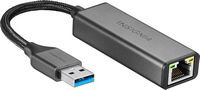 Insignia™ - USB to Ethernet Adapter - Black - Alternate Views
