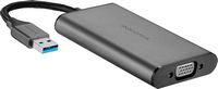 Insignia™ - USB to VGA Adapter - Black - Alternate Views