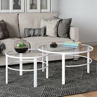 Camden&Wells - Gaia Nesting Coffee Table Set - White - Alternate Views