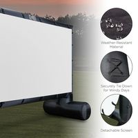 Kodak - Giant Inflatable Projector Screen, Outdoor Movie Screen, 14.5 ft. Blow Up Projector Scree... - Alternate Views