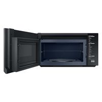 Samsung - BESPOKE 2.1 cu. ft. Over-the-Range Microwave with Sensor Cooking - White Glass - Alternate Views