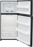 Frigidaire - 18.3 Cu. Ft. Top Freezer Refrigerator - Black - Alternate Views