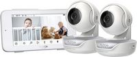 Hubble Connected Nursery Pal Deluxe Twin Wireless, Wi-Fi Enabled Baby Monitor - White - Alternate Views