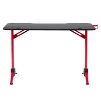 CorLiving - Conqueror Gaming Desk - Red and Black - Alternate Views