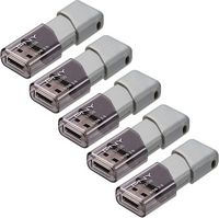 PNY - Turbo Attaché 3 32GB USB 3.0 Type A Flash Drive, 5-Pack - Silver - Alternate Views