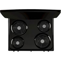 GE - 5.0 Cu. Ft. Freestanding Electric Range - Black - Alternate Views