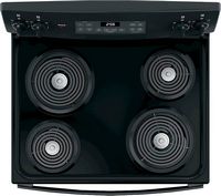 GE - 5.0 Cu. Ft. Self-Cleaning Freestanding Electric Range - Black - Alternate Views