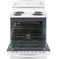 GE - 5.0 Cu. Ft. Freestanding Electric Range - White - Alternate Views