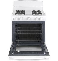 GE - 4.8 Cu. Ft. Freestanding Gas Range - White - Alternate Views