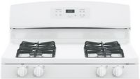 GE - 4.8 Cu. Ft. Freestanding Gas Range - White - Alternate Views