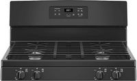 GE - 4.8 Cu. Ft. Freestanding Gas Range - Black - Alternate Views