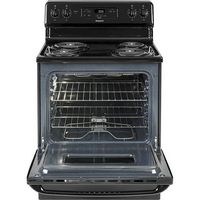 Hotpoint - 5.0 Cu. Ft. Freestanding Electric Range - Black - Alternate Views