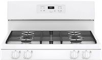 GE - 4.8 Cu. Ft. Freestanding Gas Range - White - Alternate Views