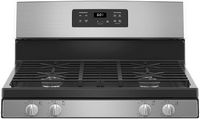GE - 4.8 Cu. Ft. Freestanding Gas Range - Stainless Steel - Alternate Views