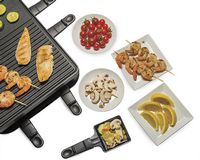 Hamilton Beach - Raclette Portable Party Grill - BLACK - Alternate Views