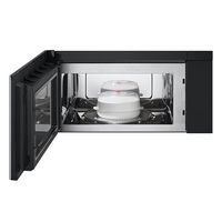 LG - STUDIO 1.7 Cu. Ft. Convection Over-the-Range Microwave with Air Fry - Stainless Steel - Alternate Views