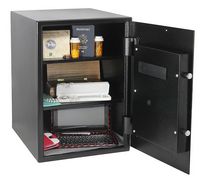 Honeywell - 2.73 Cu. Ft. Large Security Safe Digital/Dial Lock - Black - Alternate Views