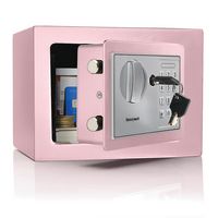 Honeywell - .15 Cu. Ft. Compact Security Safe with Digital Lock - Pink - Alternate Views