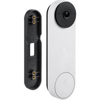 Wasserstein - No-Drill Mount for Google Nest Doorbell (battery) - Black - Alternate Views