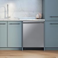 Samsung - AutoRelease Smart Built-In Dishwasher with StormWash+, 42dBA - Stainless Steel - Alternate Views