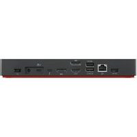 Lenovo - ThinkPad Universal Thunderbolt 4 Docking Station - Black - Alternate Views