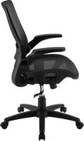 Insignia™ - Ergonomic Mesh Office Chair with Adjustable Arms - Black - Alternate Views