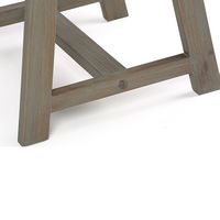 Simpli Home - Sawhorse End Table - Distressed Grey - Alternate Views