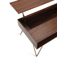 Simpli Home - Hunter Lift Top Coffee Table - Umber Brown - Alternate Views