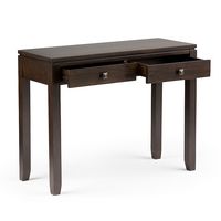 Simpli Home - Cosmopolitan Console Sofa Table - Mahogany Brown - Alternate Views