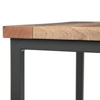 Simpli Home - Skyler SOLID MANGO WOOD and Metal 22 inch Wide Square Industrial End Table in - Nat... - Alternate Views