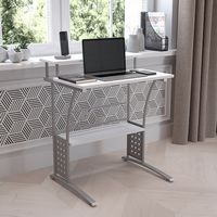 Alamont Home - Clifton Rectangle Contemporary Laminate  Home Office Desk - White - Alternate Views