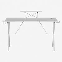 Alamont Home - Mallot Rectangle Contemporary Laminate Gaming Desk - White - Alternate Views