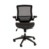 Alamont Home - Warfield Modern Mesh Executive Swivel Office Chair - Black Mesh/Black Frame - Alternate Views