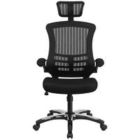 Flash Furniture - Kelista Contemporary Mesh Executive Swivel Office Chair - Black - Alternate Views