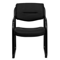 Alamont Home - Donny  Contemporary Leather/Faux Leather Side Chair - Upholstered - Black - Alternate Views