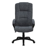 Alamont Home - Rochelle High Back Fabric Adjustable Executive Swivel Office Chair with Arms - Gray - Alternate Views