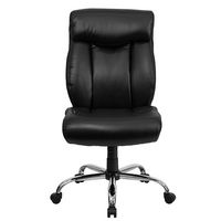 Alamont Home - Hercules Big & Tall 400 lb. Rated High Back Executive Office Chair - Black Leather... - Alternate Views