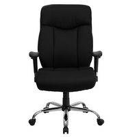 Alamont Home - Hercules Contemporary Fabric Big & Tall Swivel Office Chair with Headrest - Black ... - Alternate Views