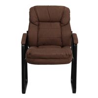 Alamont Home - Isla  Contemporary Fabric Side Chair - Upholstered - Brown Microfiber - Alternate Views
