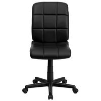 Alamont Home - Clayton Modern Vinyl Swivel Office Chair - Black - Alternate Views