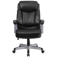 Alamont Home - Hercules Big & Tall 500 lb. Rated Executive Ergonomic Office Chair - Black Leather... - Alternate Views