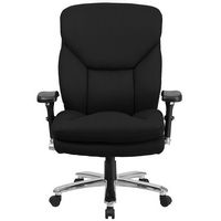 Alamont Home - Hercules Contemporary Fabric 24/7 Big & Tall Swivel Plush Office Chair - Black Fabric - Alternate Views