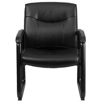 Alamont Home - Hercules Contemporary Leather/Faux Leather Big & Tall Side Chair - Upholstered - B... - Alternate Views
