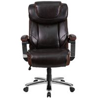 Alamont Home - Hercules Big & Tall 500 lb. Rated LeatherSoft Ergonomic Chair w/Adjustable Headres... - Alternate Views