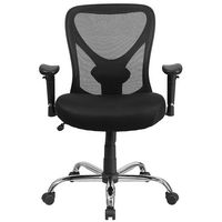 Alamont Home - Hercules Contemporary Mesh Big & Tall Swivel Office Chair - Black - Alternate Views