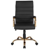 Alamont Home - Whitney High Back Modern Leather/Faux Leather Executive Swivel Office Chair - Blac... - Alternate Views